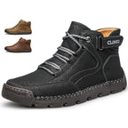 Botas Masculinas De Cuero Hechas A Mano Vanthea